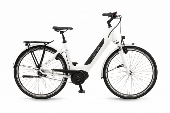 Vélo électrique Winora Vélo électrique ville Sinus iN8 Monotube 46cm Blanc